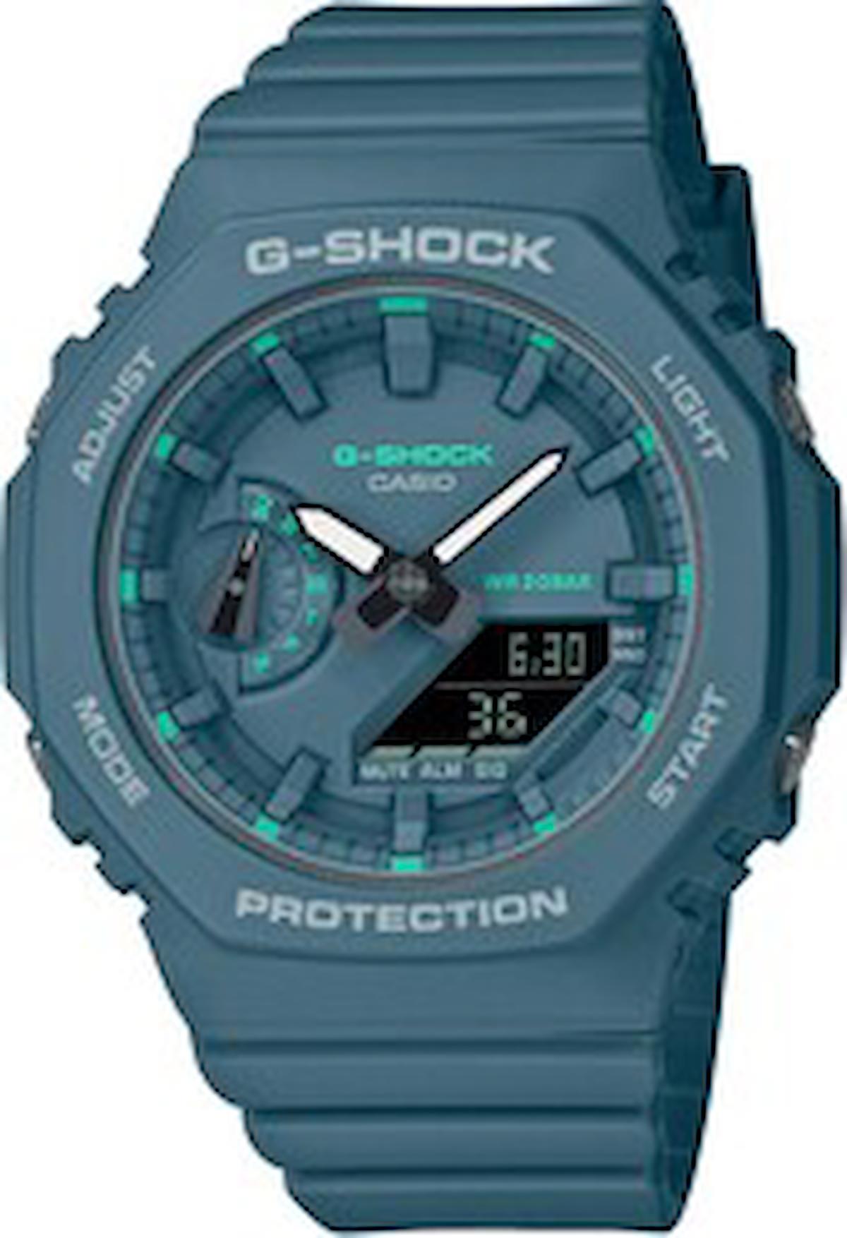 Casio GA-3ADR Takvimli 43 mm Mavi Çelik Kordon Analog Erkek Kol Saati