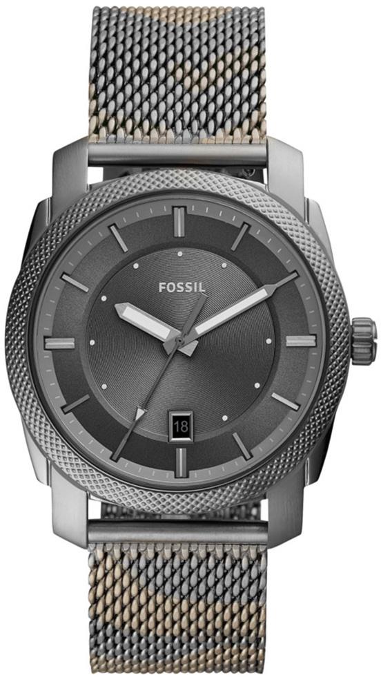 Fossil FS5588 Takvimli 44 mm Antrasit Çelik Kordon Analog Kol Saati