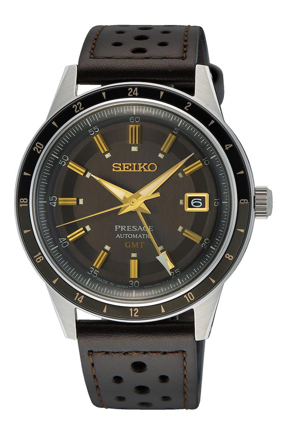 Seiko SSK013J Takvimli 40.8 mm Kahverengi Deri Kordon Analog Erkek Kol Saati