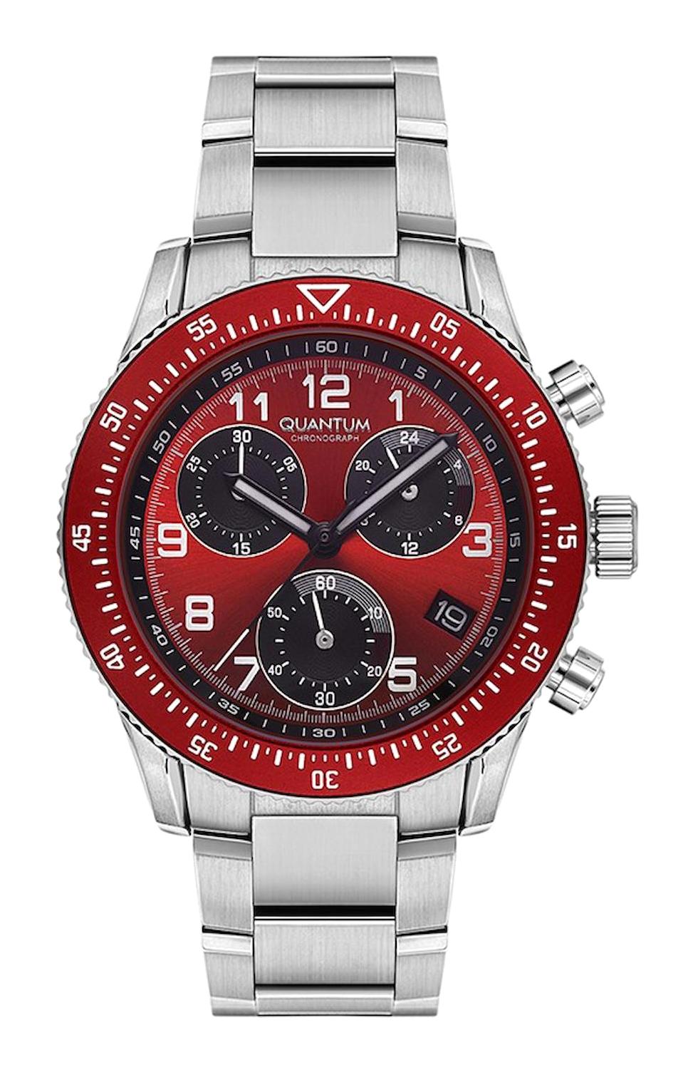 Quantum PWG1119.380 Takvimli 43 mm Çelik Kordon Analog Erkek Kol Saati