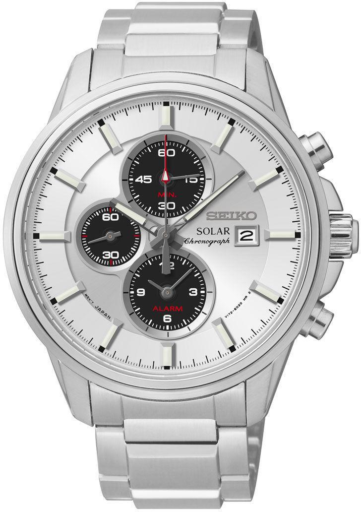 Seiko SSC251P Takvimli 42 mm Çelik Kordon Analog Kol Saati