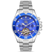 Navimarine NM038-07 Takvimli 40 mm Metal Kordon Analog Erkek Kol Saati