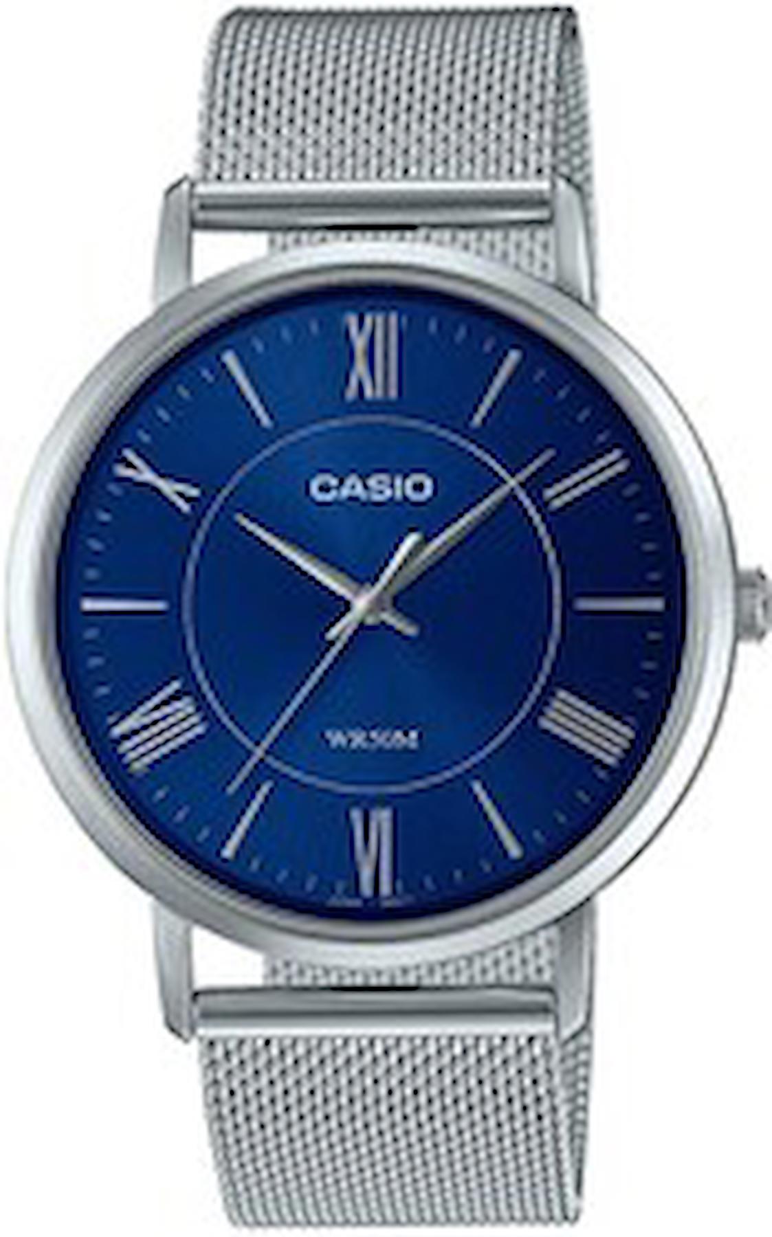 Casio MTP-B110M-2AVDF Takvimli 40 mm Kahverengi Çelik Kordon Analog Erkek Kol Saati