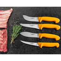 Lizbisa Gold Serisi Mutfak Bıçak Seti Et Ekmek Meyve Sebze Yüzme Sıyırma Bıçağı 4 Lü Set