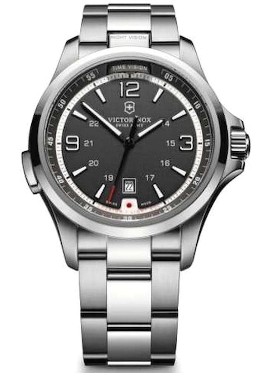 Victorinox Swiss Army 241569 Pusulalı Takvimli 42 mm Çelik Kordon Analog Kol Saati