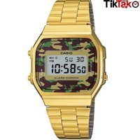 Casio A168WEGC-3DF Takvimli 36.3 mm Altın Çelik Kordon Analog Erkek Kol Saati