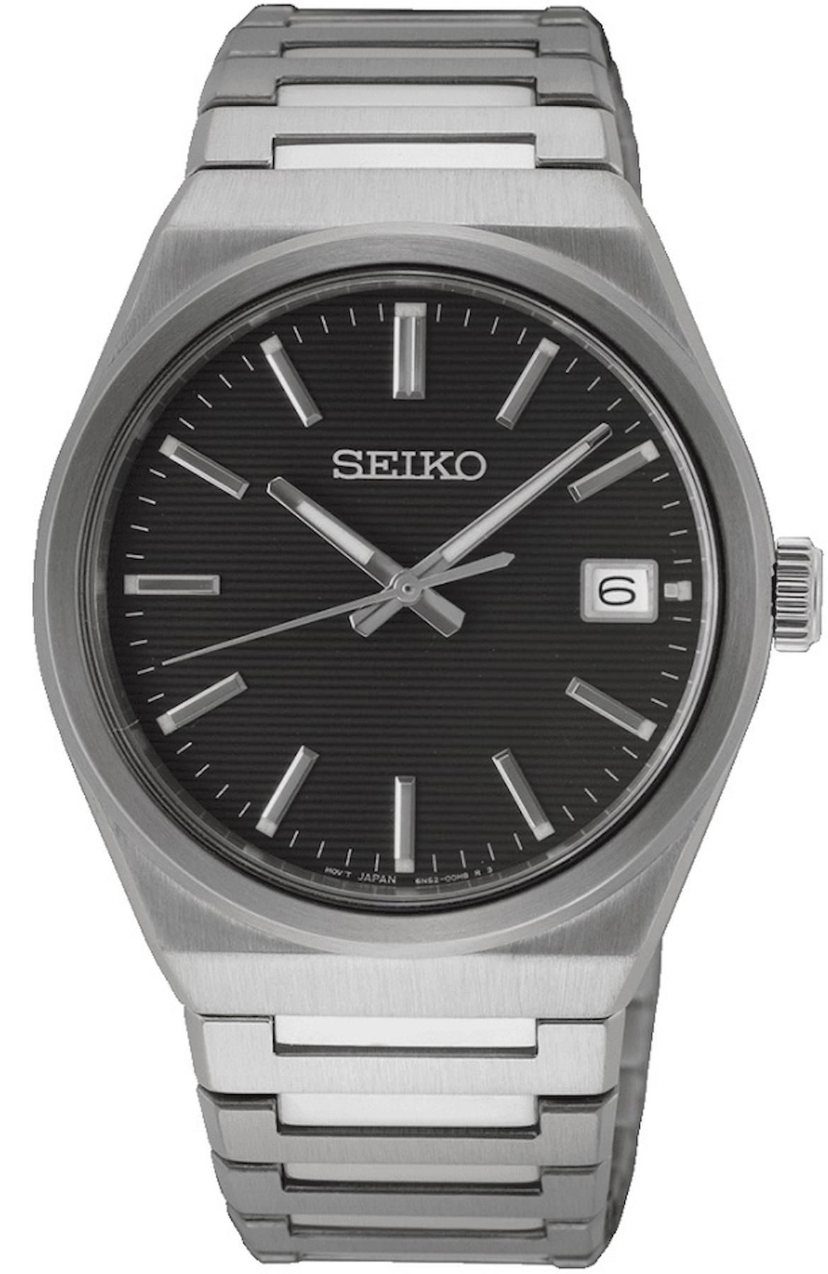 Seiko SUR557P Takvimli 39 mm Çelik Kordon Analog Erkek Kol Saati