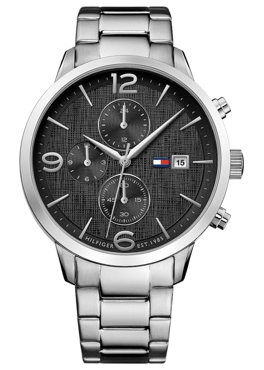 Tommy Hilfiger TH1710356 Takvimli 42 mm Çelik Kordon Analog Erkek Kol Saati