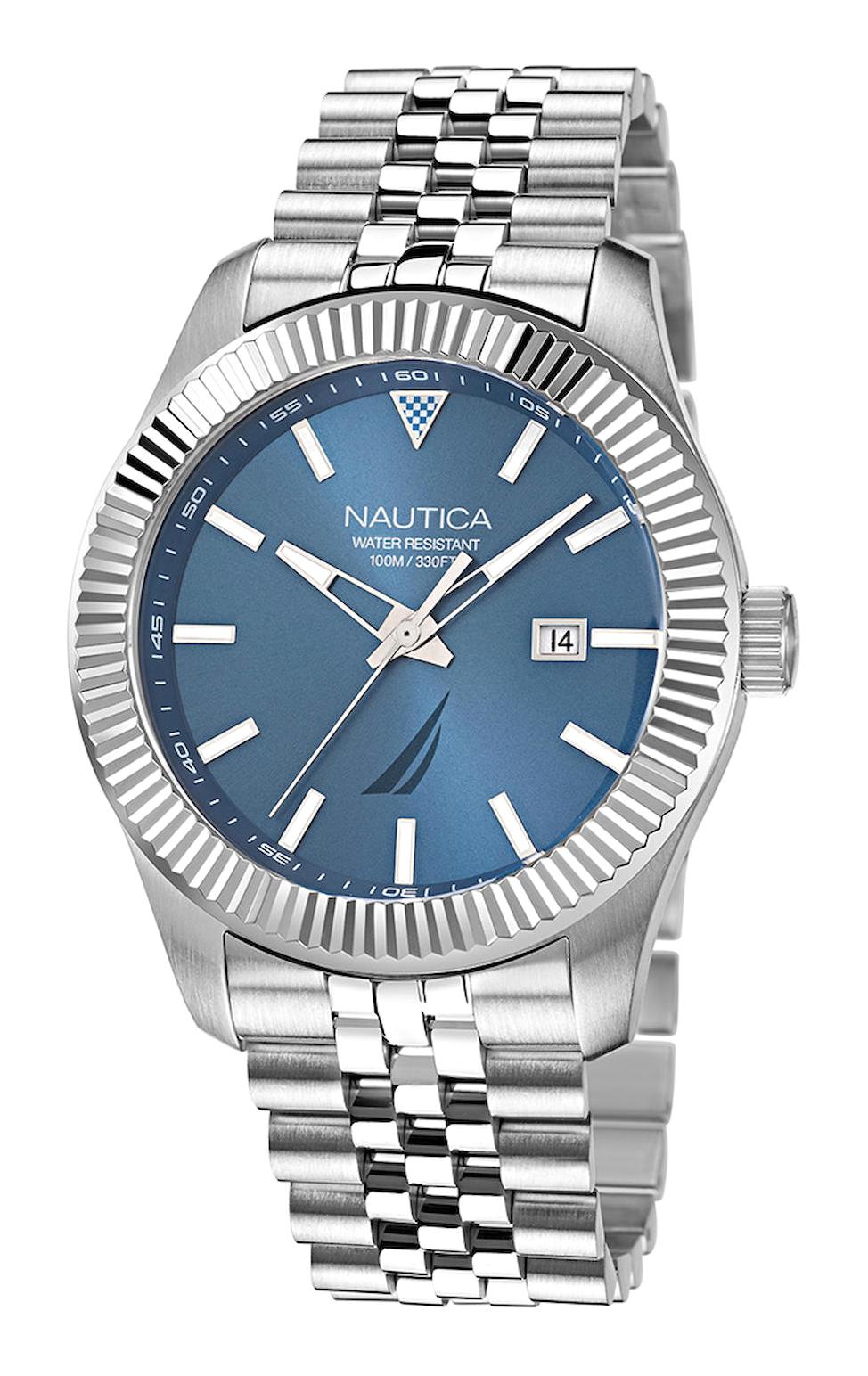 Nautica NAPPBS248 Takvimli 43 mm Çelik Kordon Analog Erkek Kol Saati