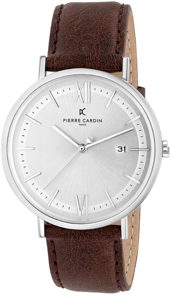 Pierre Cardin PCCBV.1150 Takvimli 42 mm Kahverengi Deri Kordon Analog Kol Saati