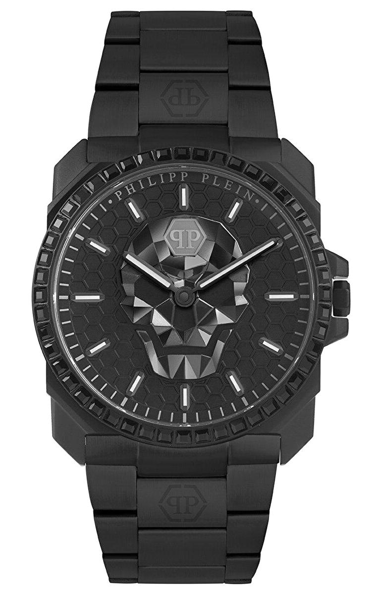 Philipp Plein PWLAA0922 Takvimli 40 mm Siyah Çelik Kordon Analog Erkek Kol Saati
