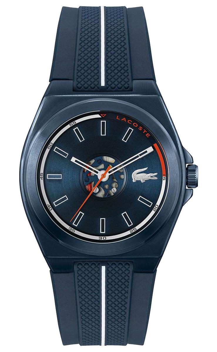Lacoste LAC2011334 42 mm Mavi Silikon Kordon Analog Erkek Kol Saati