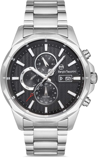 Sergio Tacchini ST.1.10166.2 Takvimli 42 mm Çelik Kordon Analog Erkek Kol Saati