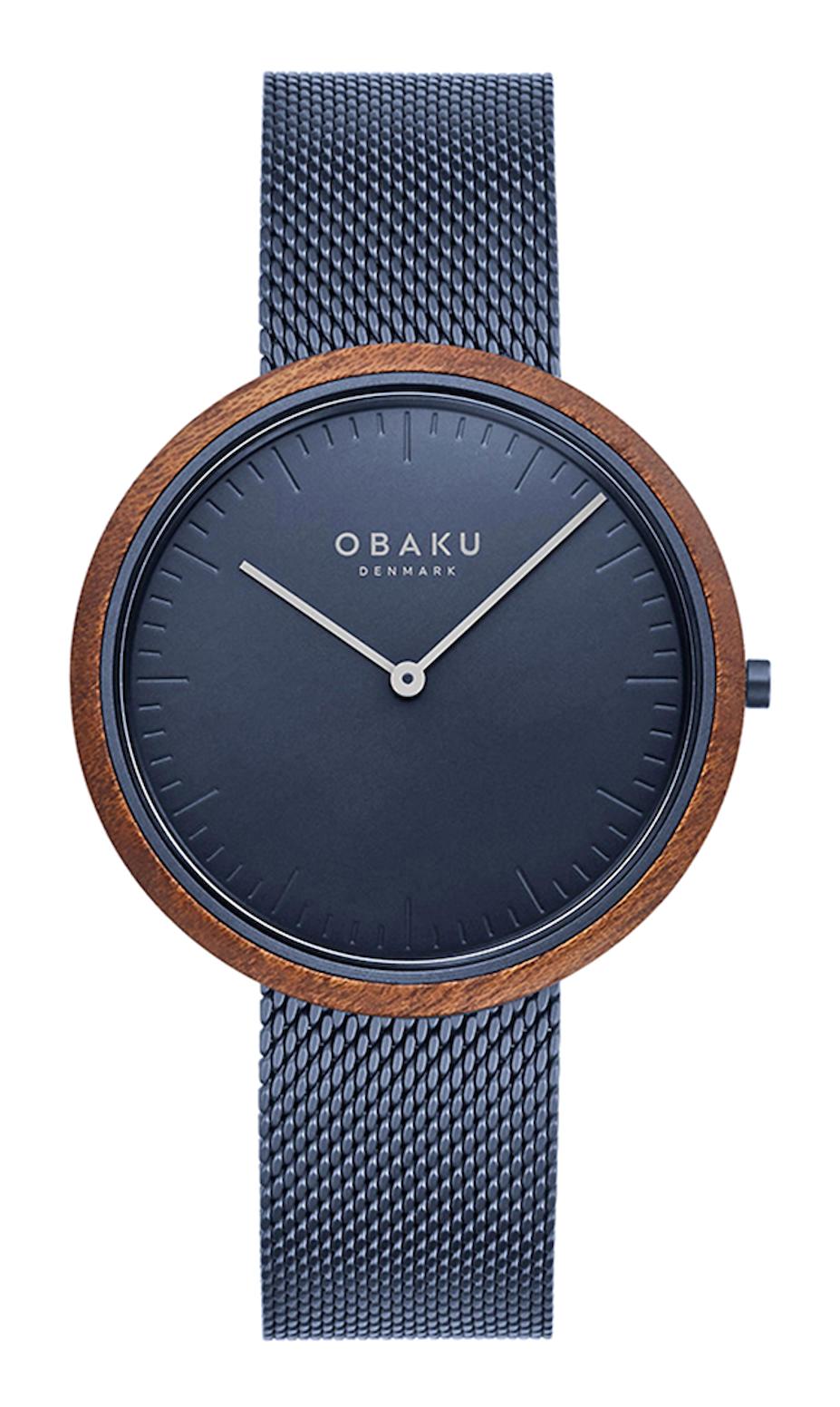 Obaku Denmark V245GXLLML 40 mm Lacivert Çelik Kordon Analog Erkek Kol Saati
