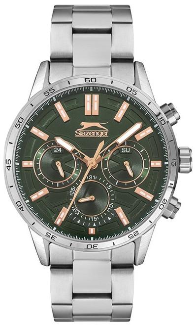 Slazenger SL.09.1924.2.04 Takvimli 45 mm Çelik Kordon Analog Erkek Kol Saati