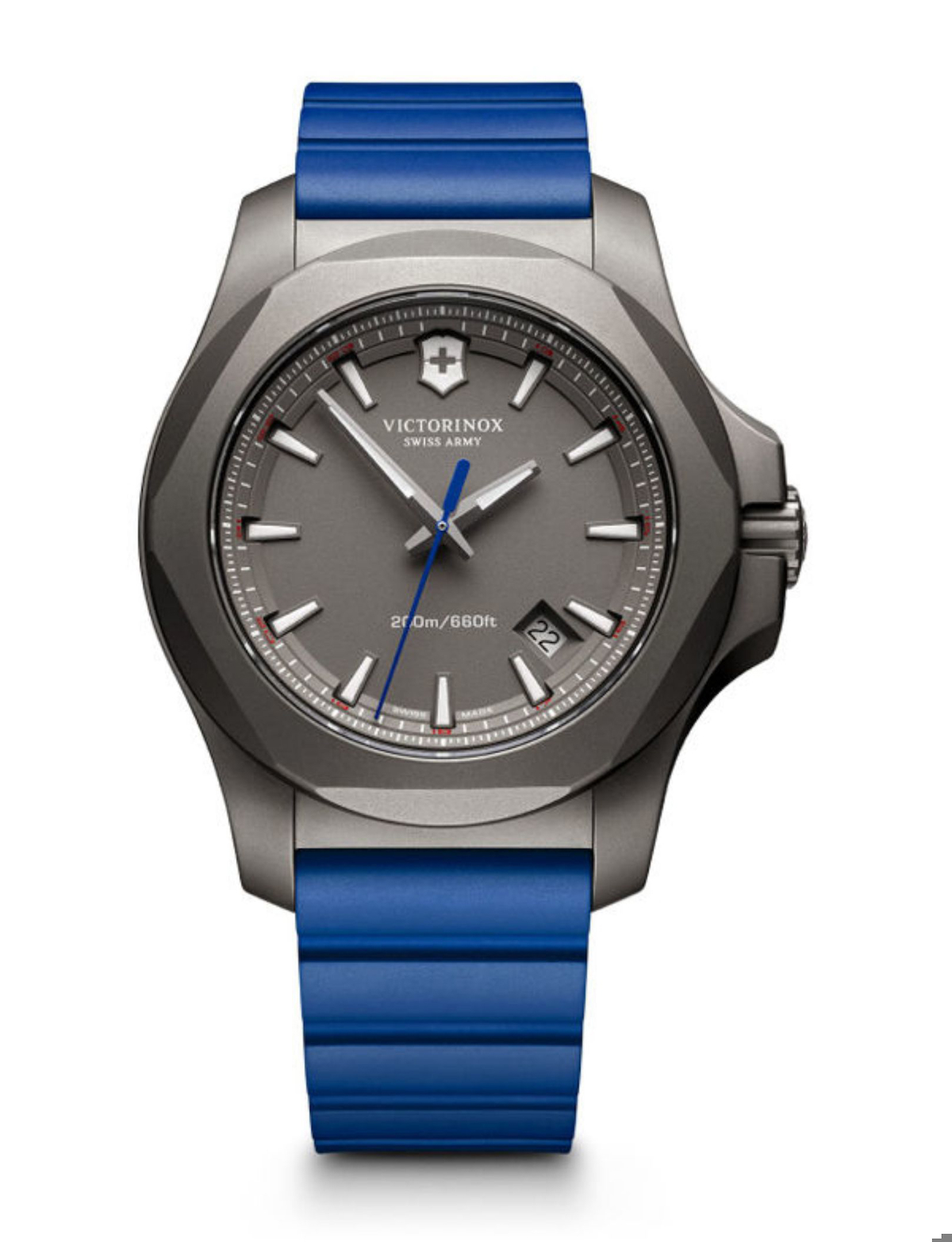 Victorinox Swiss Army 241759 Pusulalı Takvimli 43 mm Lacivert Titanyum Kordon Analog Kol Saati