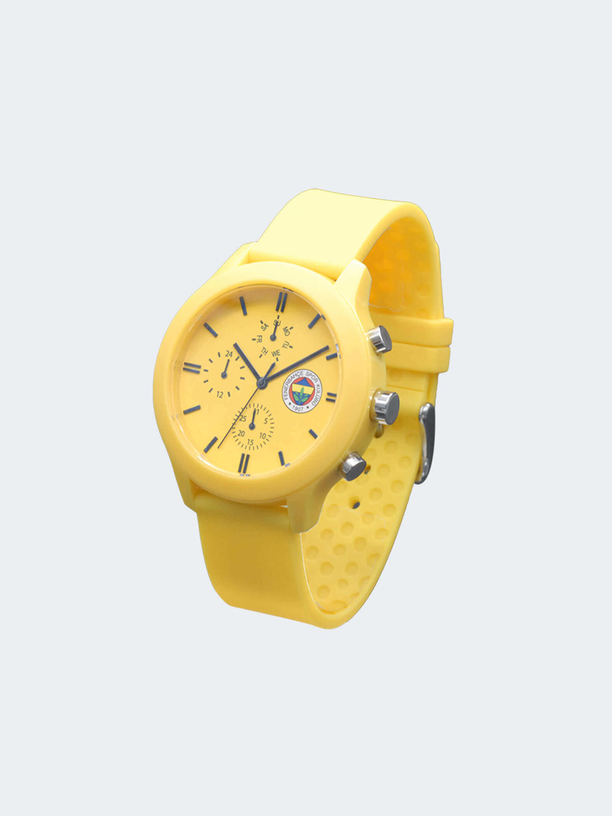 Fenerbahçe Y-4.4 Takvimli 36 mm Sarı Plastik Kordon Analog Kol Saati