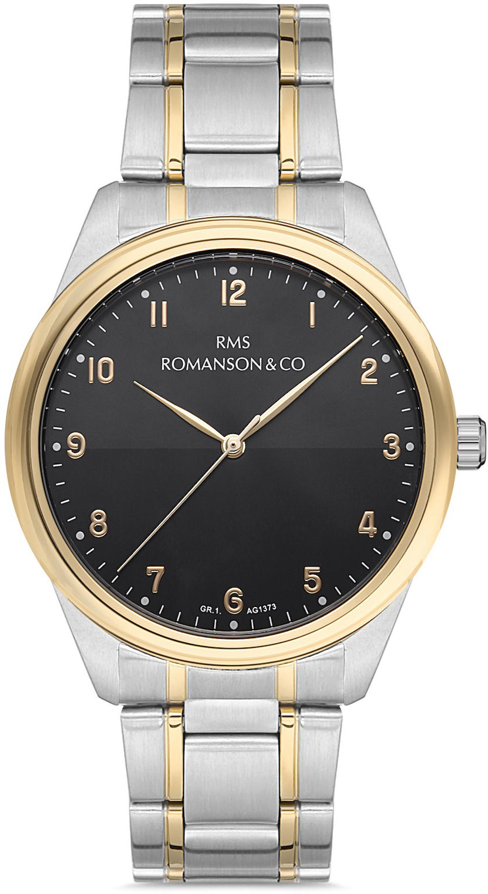 Romanson GR.1.AG1373.11 41 mm Altın-Çelik Kordon Analog Kol Saati