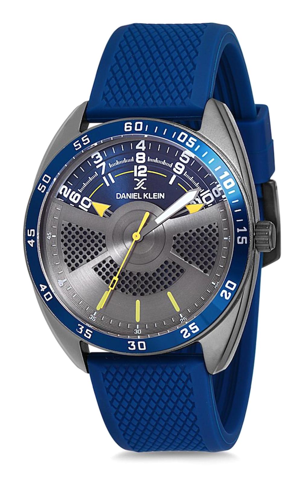 Daniel Klein DK012905G-04 43 mm Mavi Çelik Kordon Analog Erkek Kol Saati