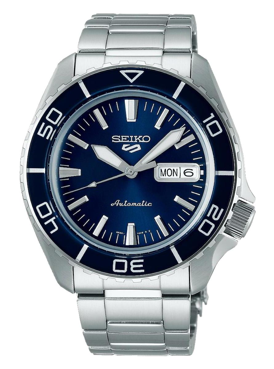 Seiko SRPK97K Takvimli 46 mm Çelik Kordon Analog Erkek Kol Saati