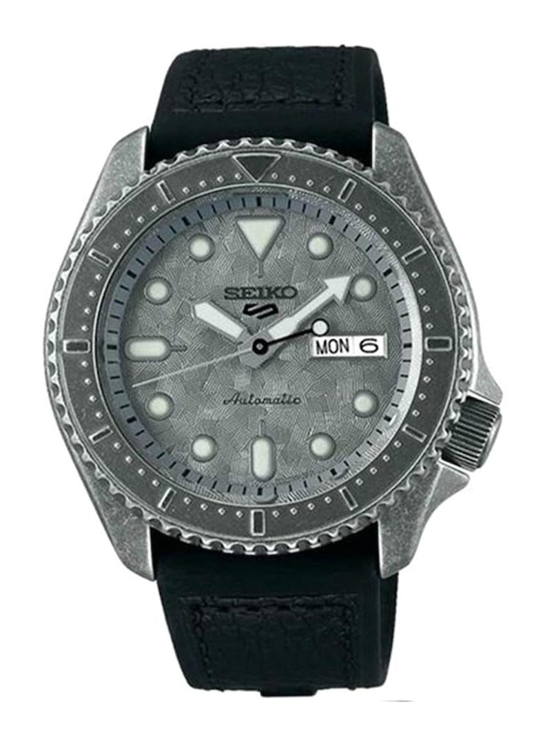 Seiko SRPE79K Takvimli 43 mm Siyah Deri Kordon Analog Erkek Kol Saati