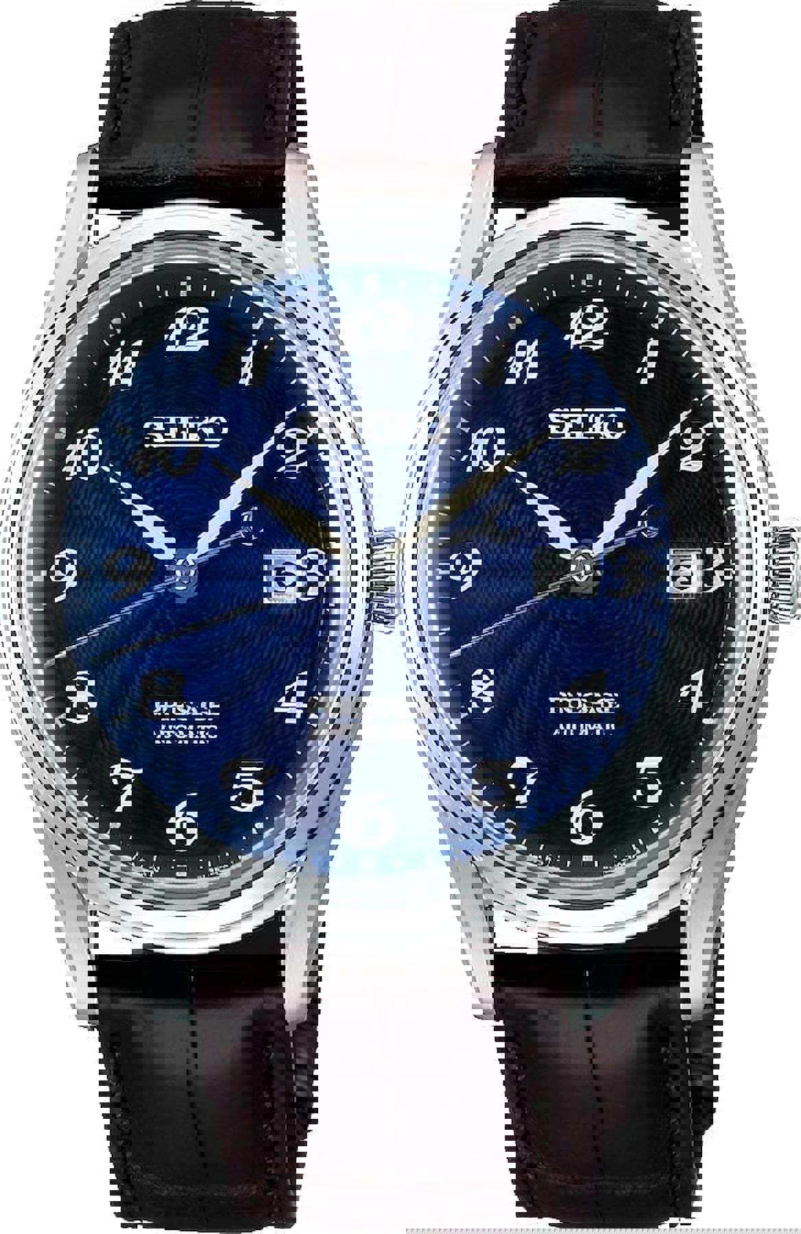 Seiko SJE079J Takvimli 39.5 mm Kahverengi Deri Kordon Analog Erkek Kol Saati