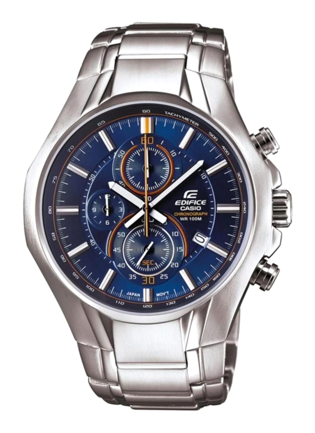 Casio EFR-522D-2AVDF Takvimli Çelik Kordon Analog Erkek Kol Saati