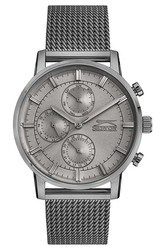 Slazenger SL.09.1847.2.04 Takvimli 44 mm Metal Kordon Analog Erkek Kol Saati