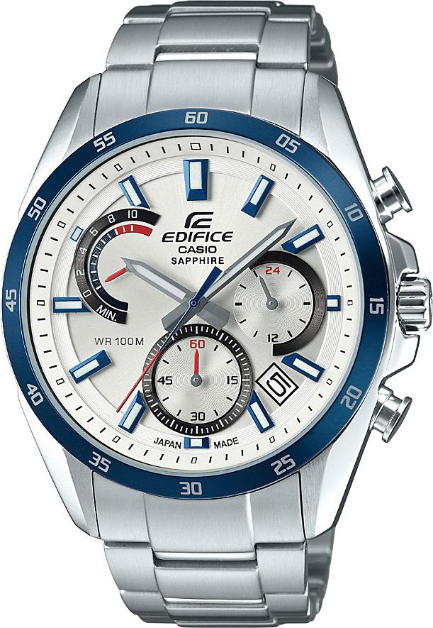 Casio EFB-510JDB-7A Takvimli 44.3 mm Çelik Kordon Analog Kol Saati