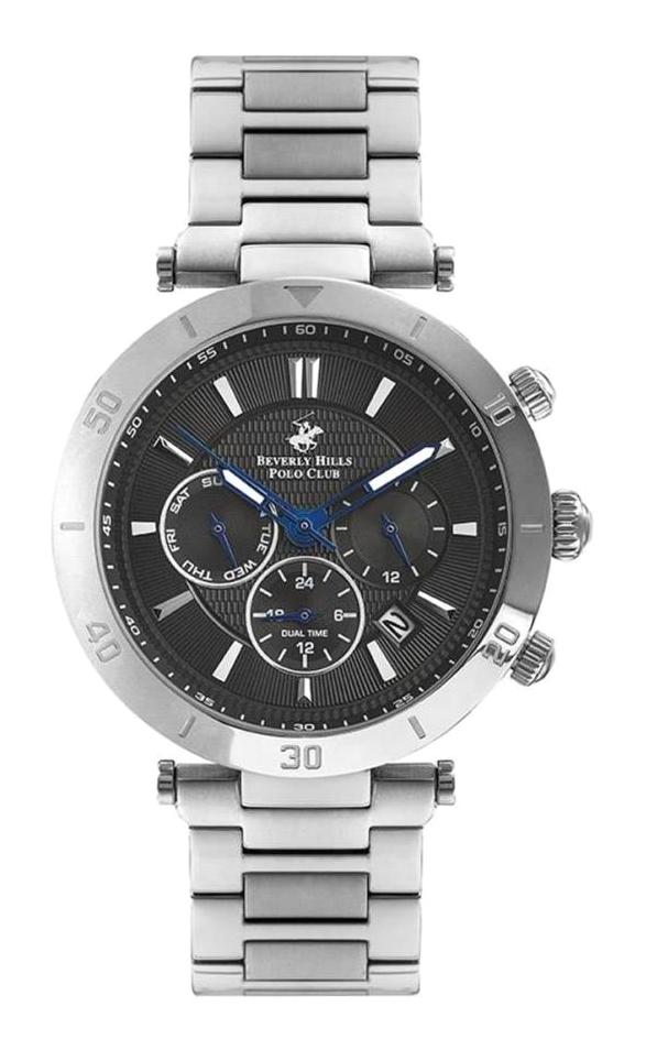 Beverly Hills Polo Club BP3209 Takvimli 42 mm Çelik Kordon Analog Erkek Kol Saati