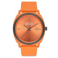 Daniel Klein DK.1.12650.6 Takvimli Turuncu Silikon Kordon Analog Kol Saati