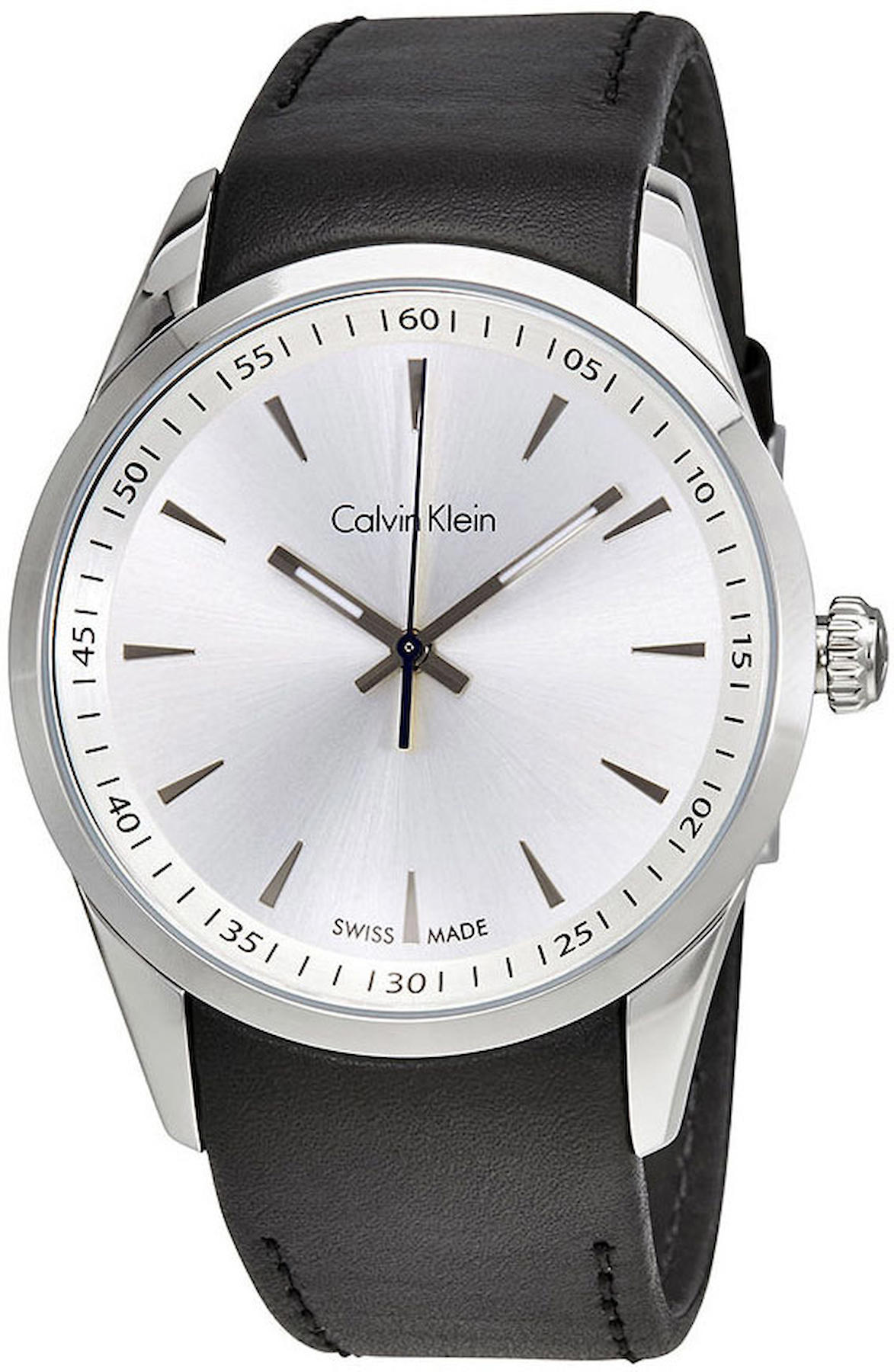Calvin Klein K5A311C6 41 mm Siyah Deri Kordon Analog Kol Saati