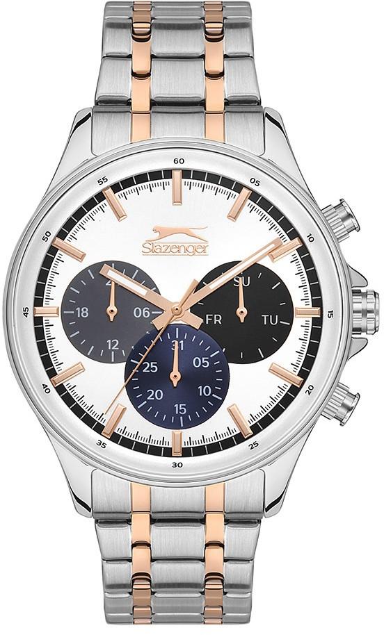 Slazenger SL.09.1941.2.01 Takvimli 45 mm Çelik Kordon Analog Erkek Kol Saati