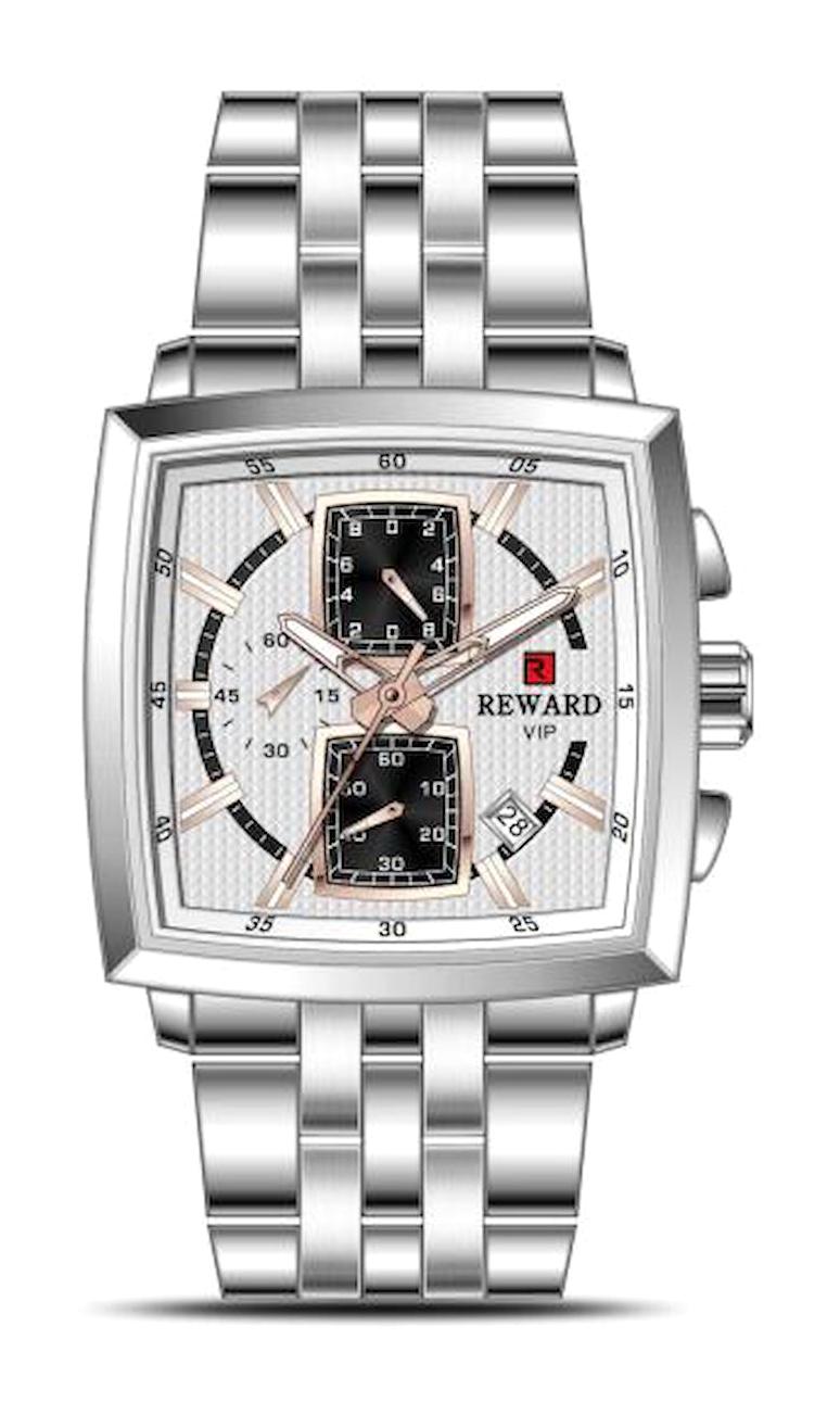 Reward A141408 Takvimli 36 mm Çelik Kordon Analog Erkek Kol Saati
