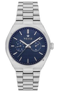 Wesse WWG209603 Pusulalı Takvimli 42 mm Çelik Kordon Analog Erkek Kol Saati