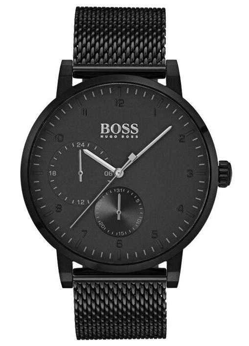 Hugo Boss HB1513636 Siyah Metal Kordon Analog Erkek Kol Saati