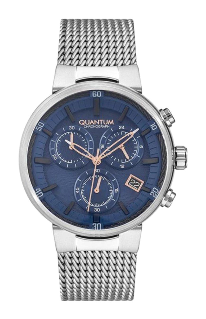 Quantum PWG852.390 Takvimli 45 mm Çelik Kordon Analog Erkek Kol Saati