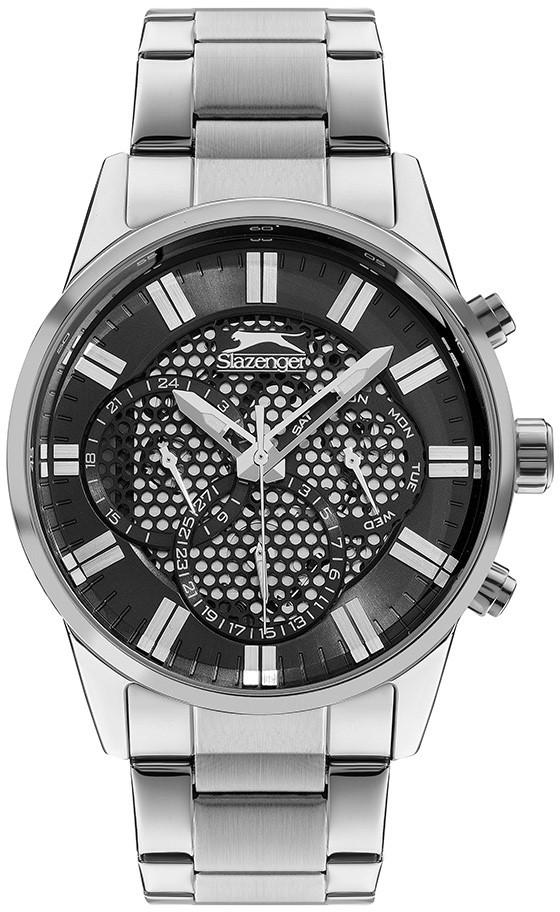 Slazenger SL.09.1938.2.03 Takvimli 45 mm Çelik Kordon Analog Erkek Kol Saati