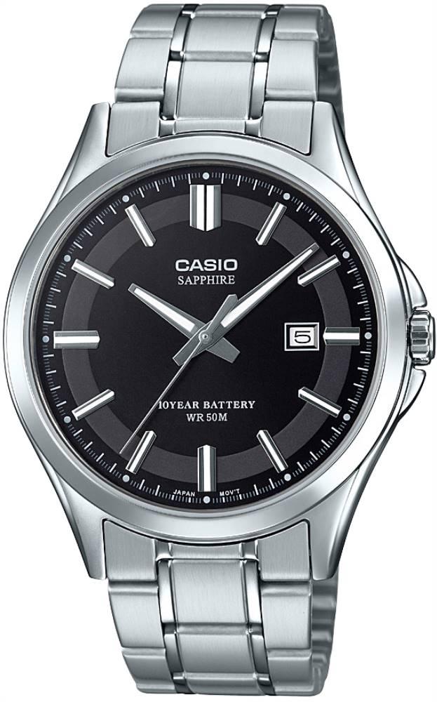 Casio MTS-100D-1AVDF Takvimli Çelik Kordon Analog Kol Saati