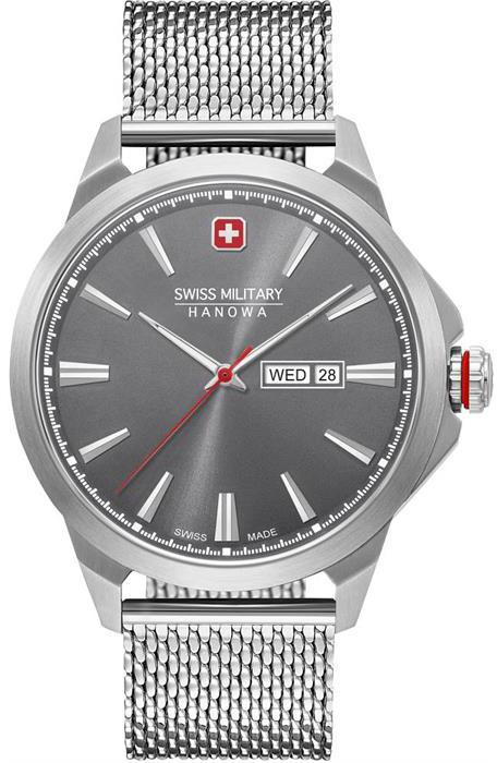 Swiss Military 06-3346.04.009 Takvimli 44 mm Çelik Kordon Analog Kol Saati