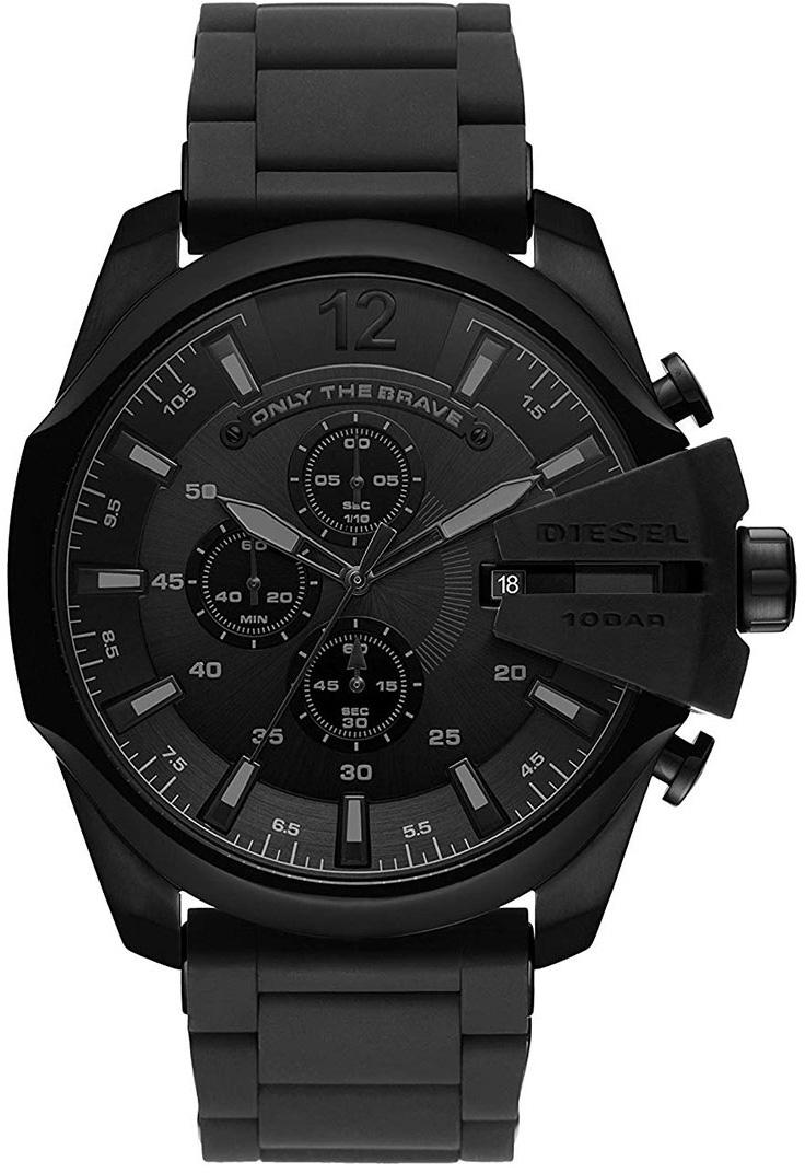 Diesel DZ4486 Takvimli 42 mm Siyah Çelik Kordon Analog Erkek Kol Saati