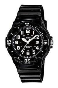 Casio LRW-200H-1B Takvimli 34.2 mm Siyah Silikon Kordon Analog Kol Saati