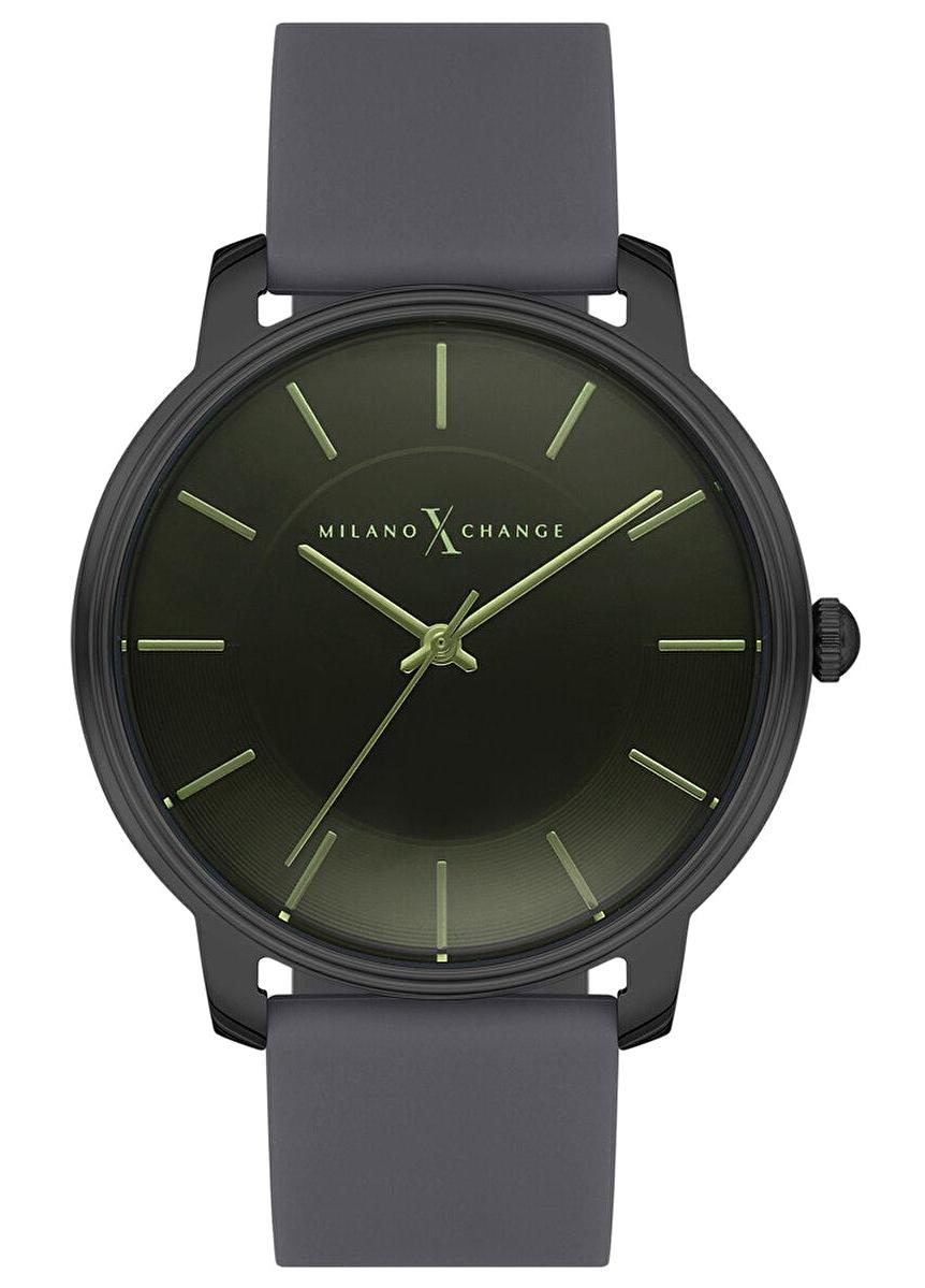 Milano X Change MEX3119 Takvimli 44 mm Siyah Silikon Kordon Analog Erkek Kol Saati