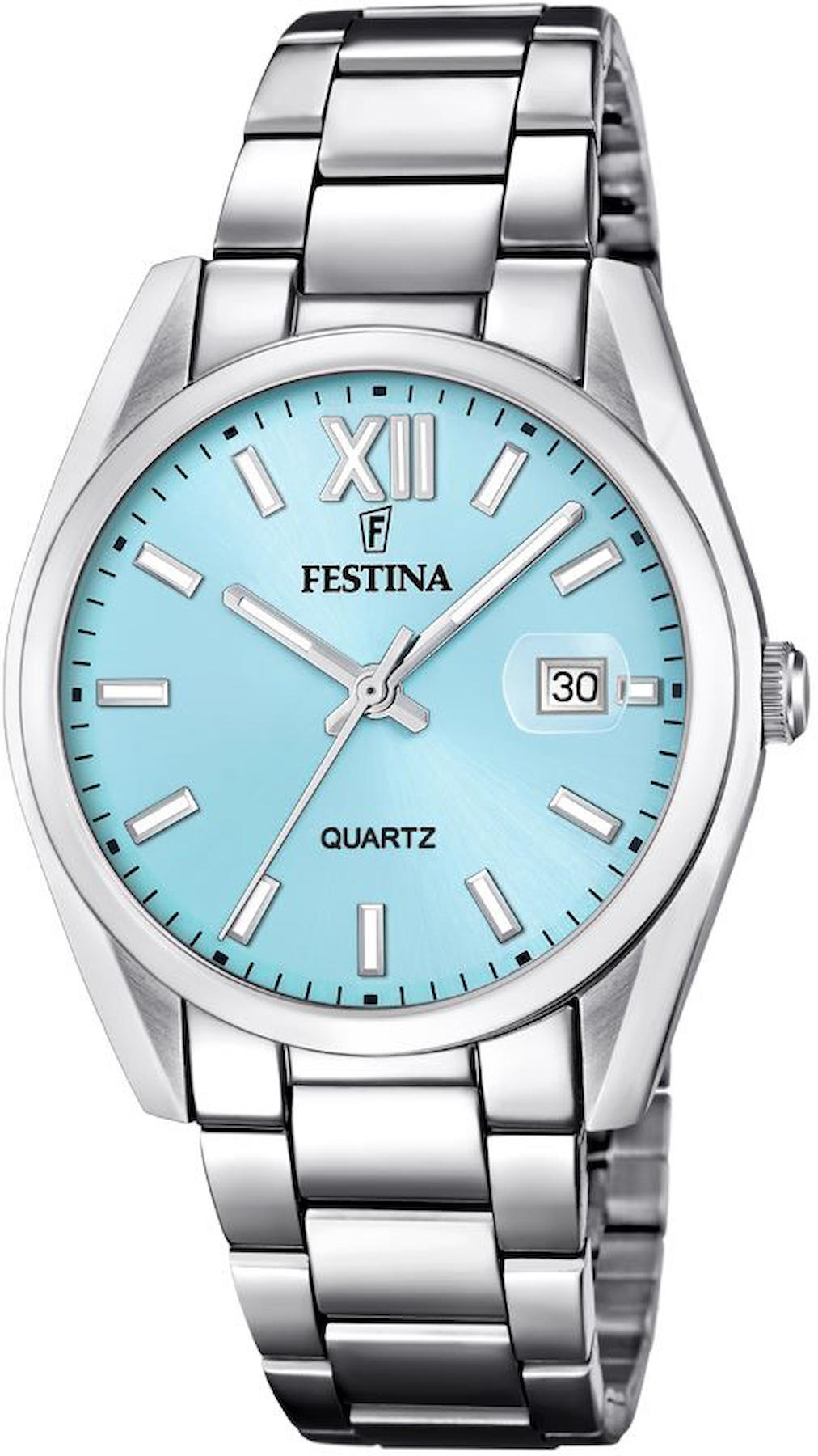Festina F20683-2 Takvimli 40 mm Çelik Kordon Analog Kol Saati