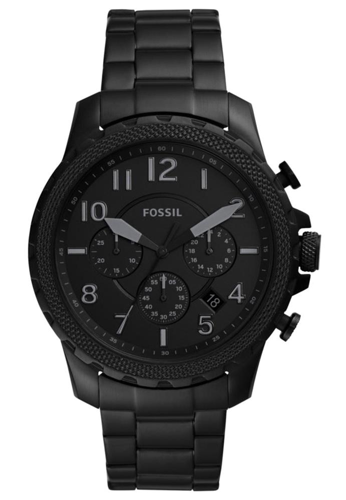 Fossil FFS5603 Takvimli 46 mm Siyah Çelik Kordon Analog Erkek Kol Saati