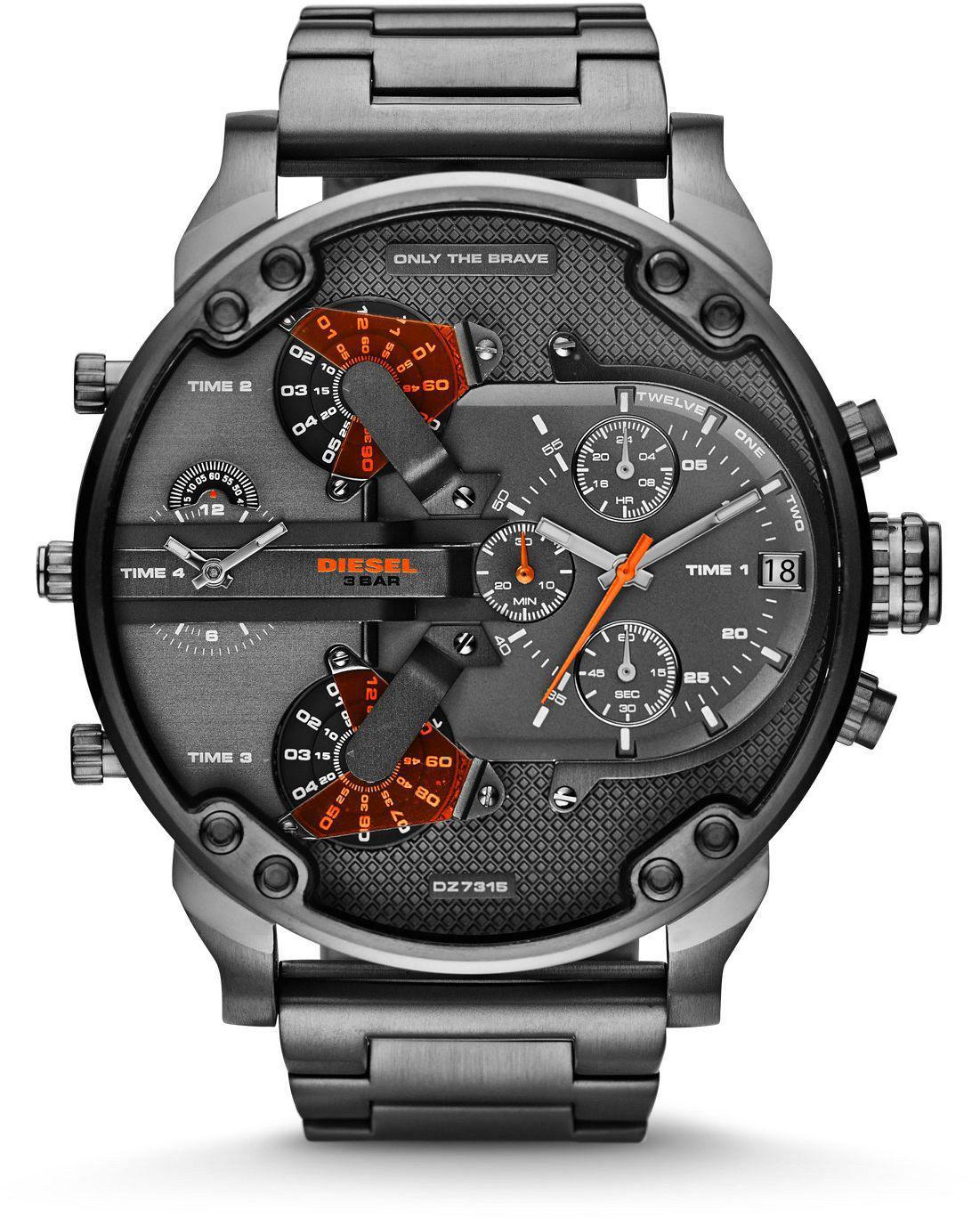 Diesel DZ7315 Takvimli 57 mm Metal Kordon Analog Erkek Kol Saati