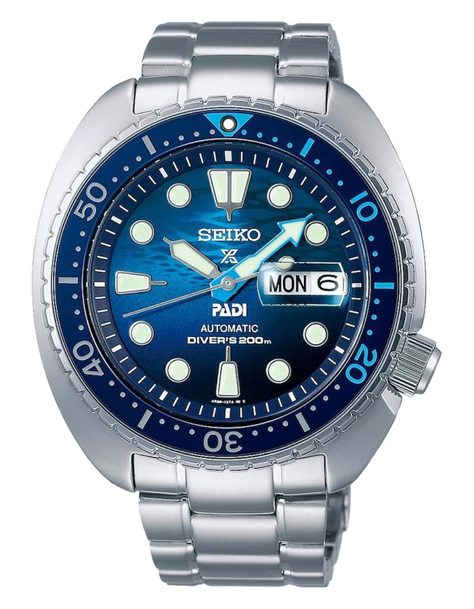 Seiko SRPK01K1 Takvimli 45 mm Çelik Kordon Analog Erkek Kol Saati