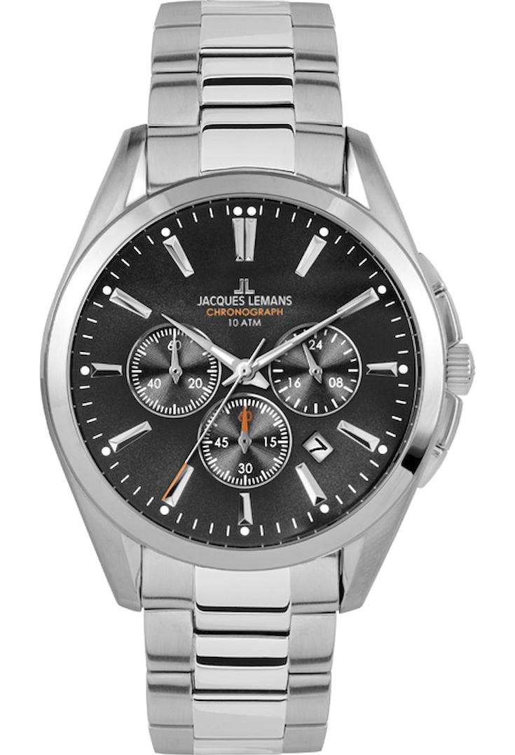 Jacques Lemans DERBY 1-1945.1D Takvimli 42 mm Çelik Kordon Analog Erkek Kol Saati