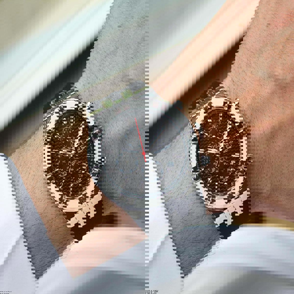 Ferro FM31378D-J2 Takvimli 44 mm Siyah Silikon Kordon Analog Erkek Kol Saati