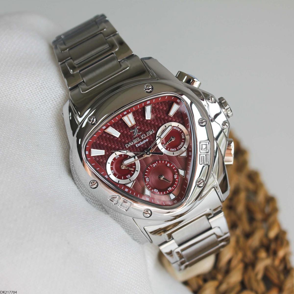 Daniel Klein DK217704 Takvimli 45 mm Çelik Kordon Analog Erkek Kol Saati